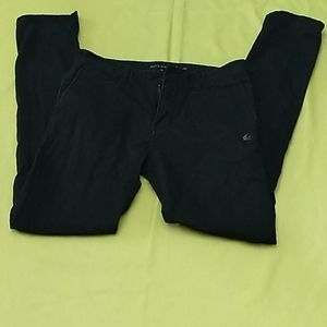 Quicksilver black straight tapered fit